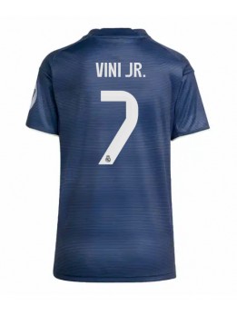 Billige Real Madrid Vinicius Junior #7 Bortedrakt Dame 2025-26 Kortermet